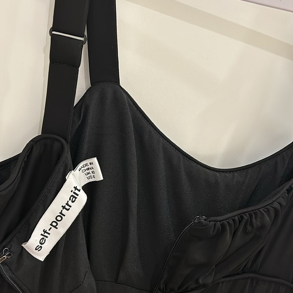 Self-Portrait strappy wide leg jumpsuit - Picture 5 of 8